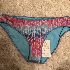 BECCA Pink and Blue Swim Bottom